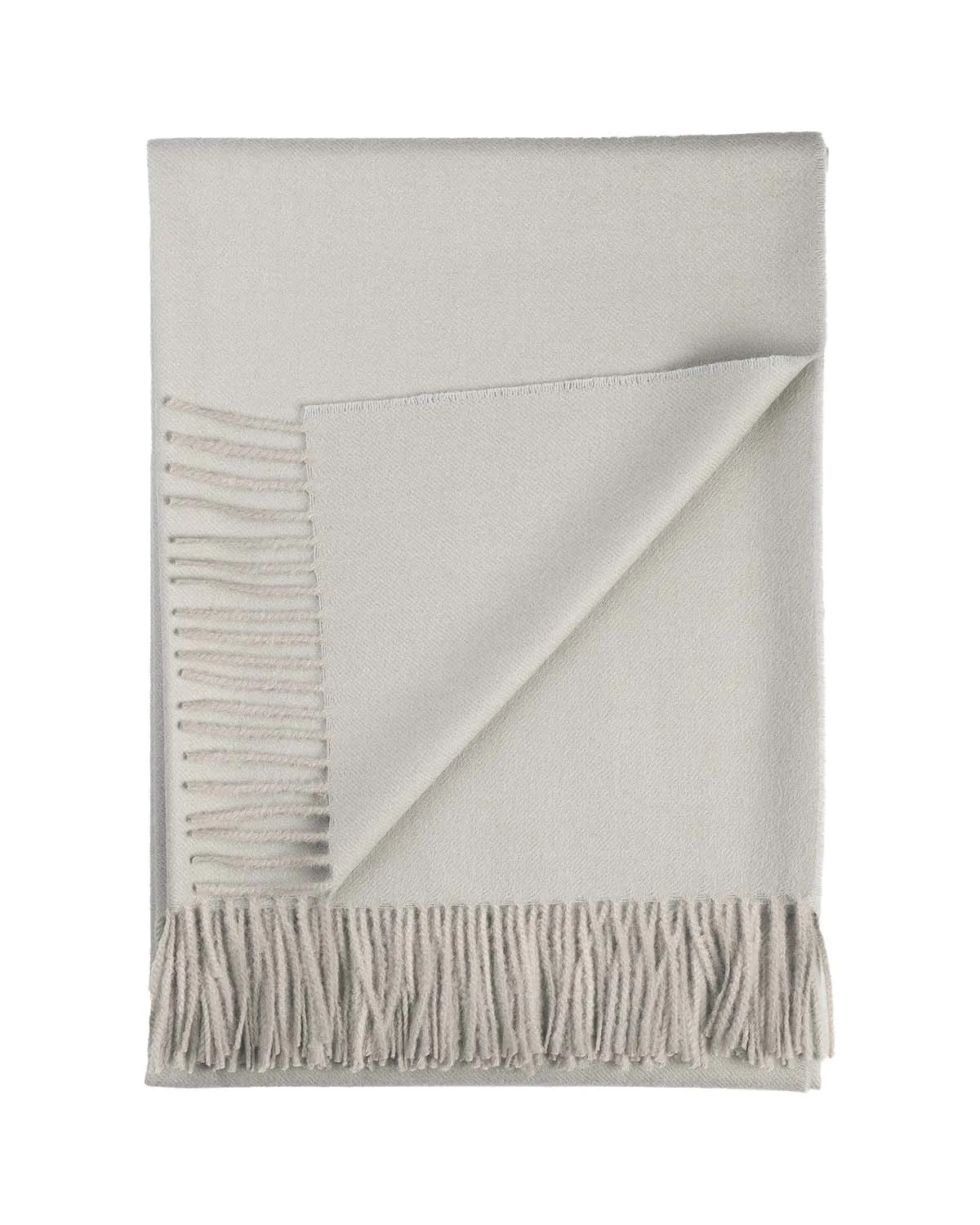 100% Baby Alpaca Throw - London Fog