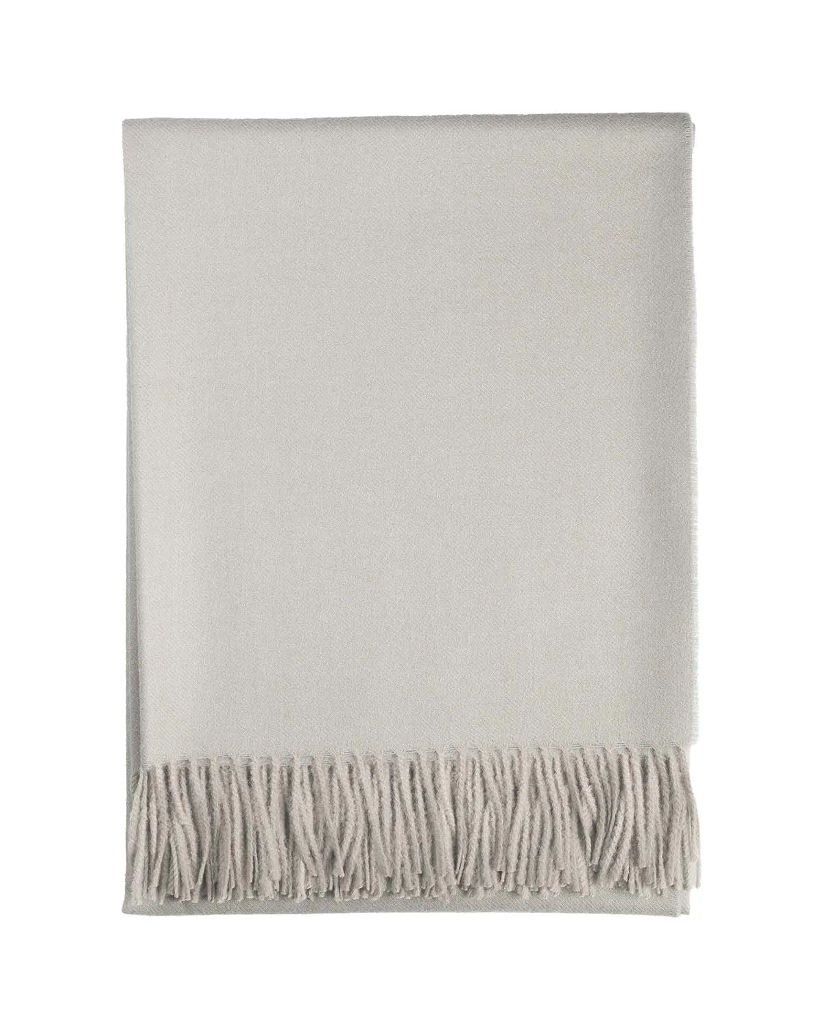 100% Baby Alpaca Throw - London Fog