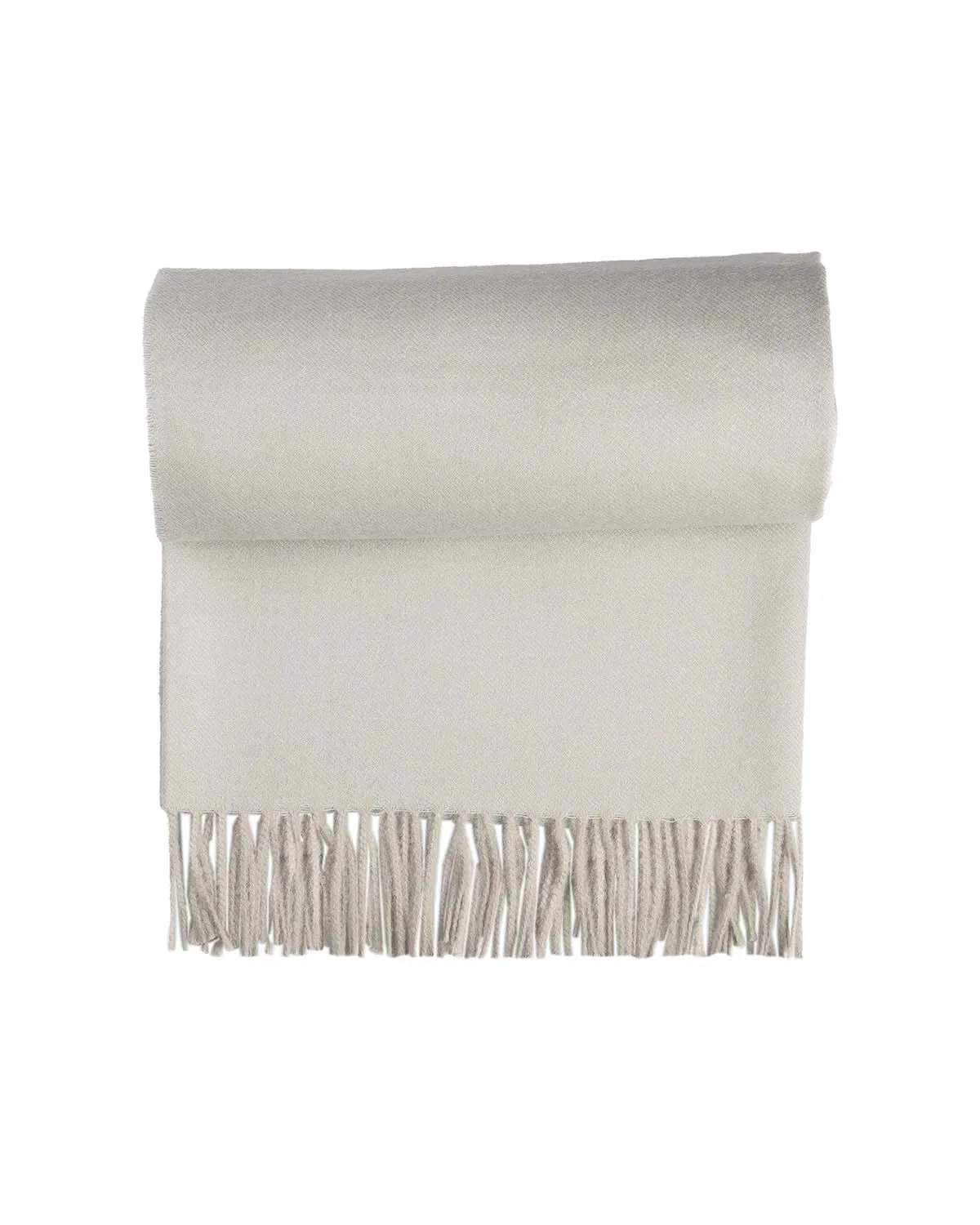 100% Baby Alpaca Throw - London Fog