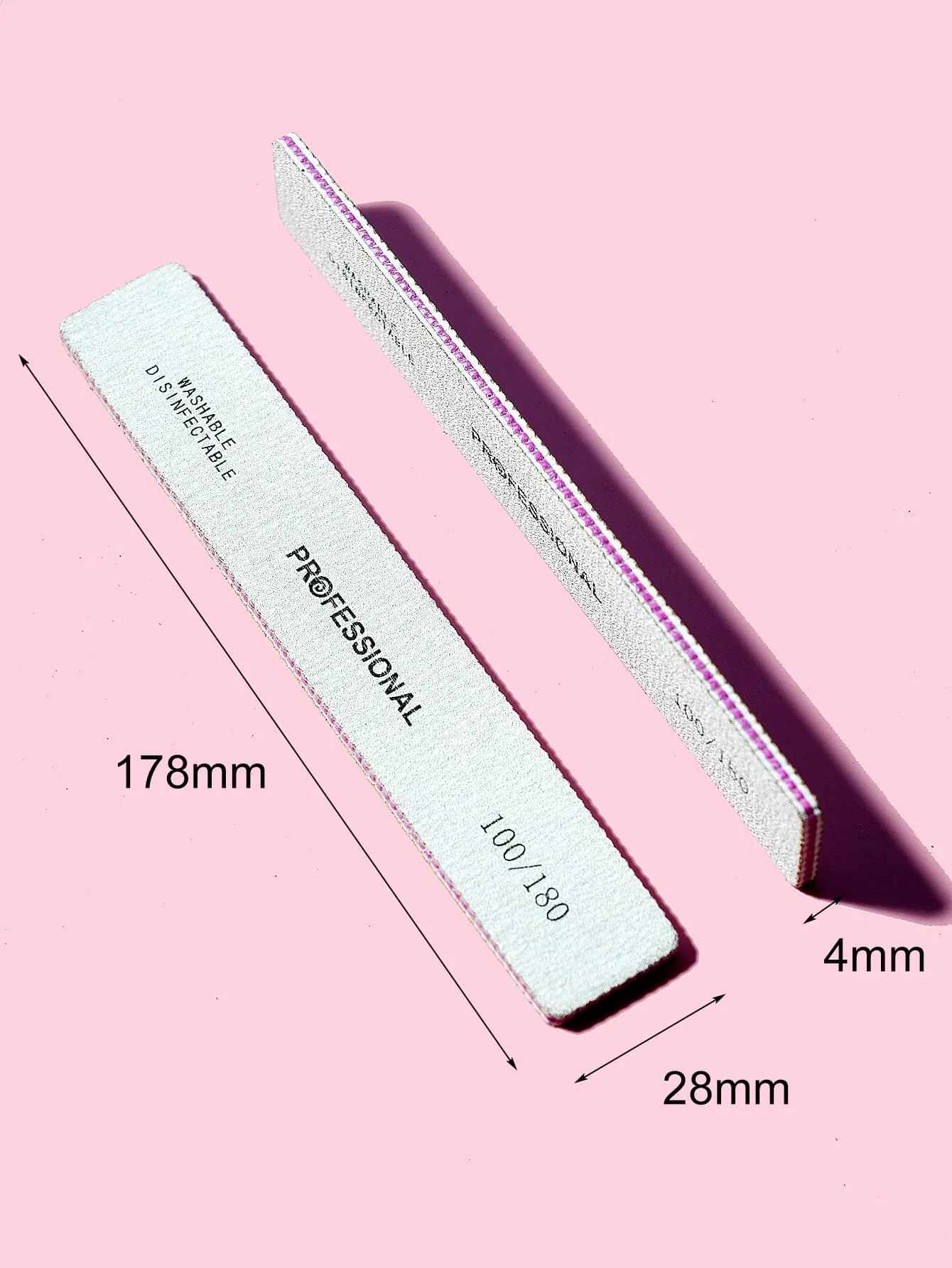 12pcs Letter Graphic Nail File