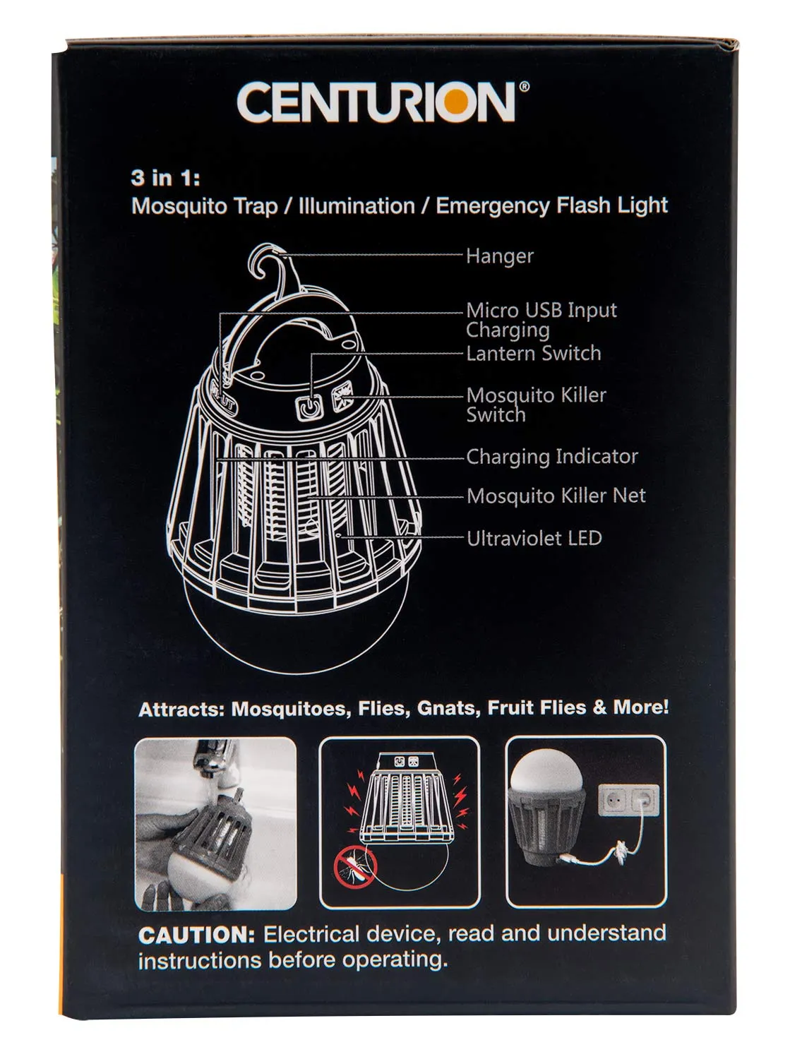 3-in-1 Mosquito & Insect Trap