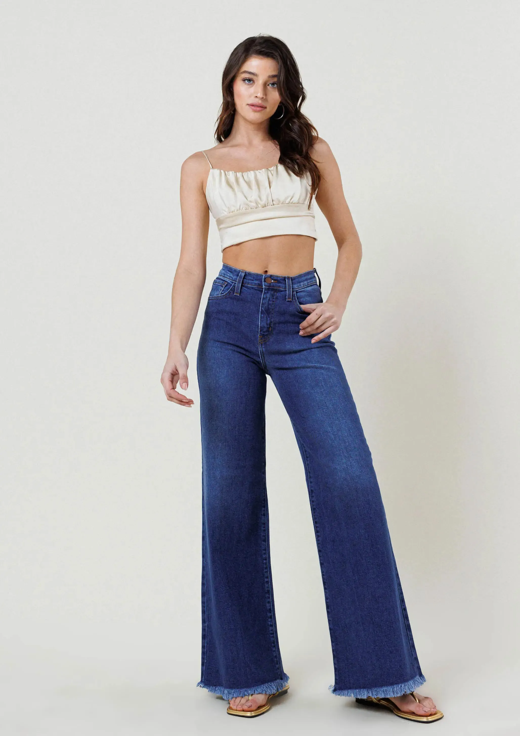 Aaliyah Wide Jeans-Vibrant M.I.U