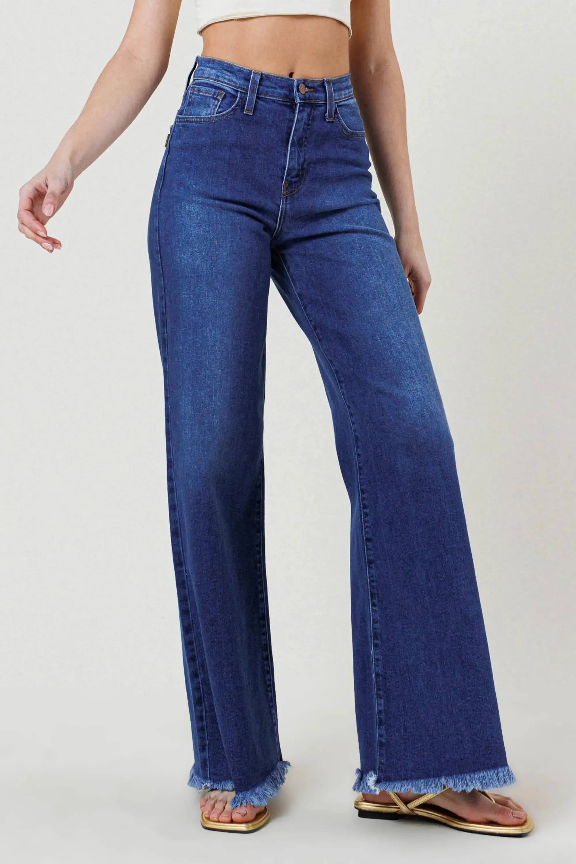 Aaliyah Wide Jeans-Vibrant M.I.U