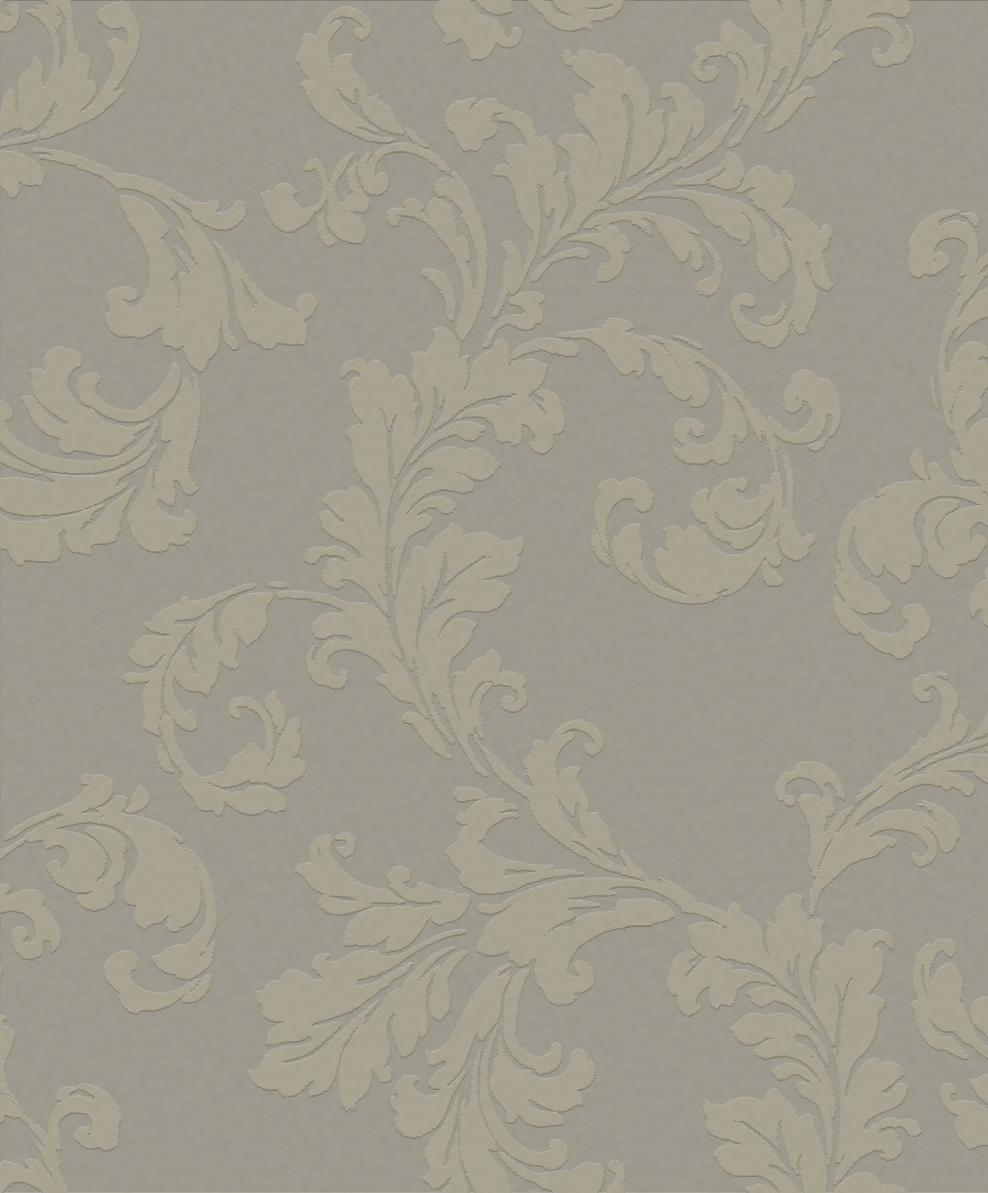 Acanthus Trail Beige Wallpaper from the Emporium Collection