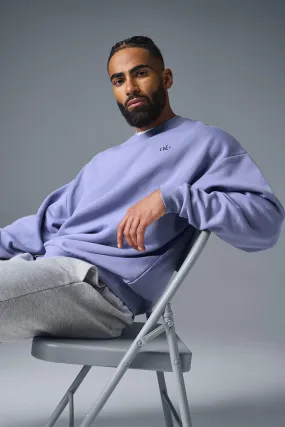 Accolade Crew Neck Pullover - Lilac Blue