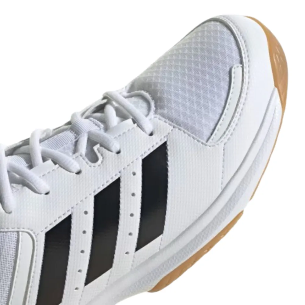 Adidas Women's Ligra 7 Badminton Shoe (Cloud White/Core Black/Cloud White)