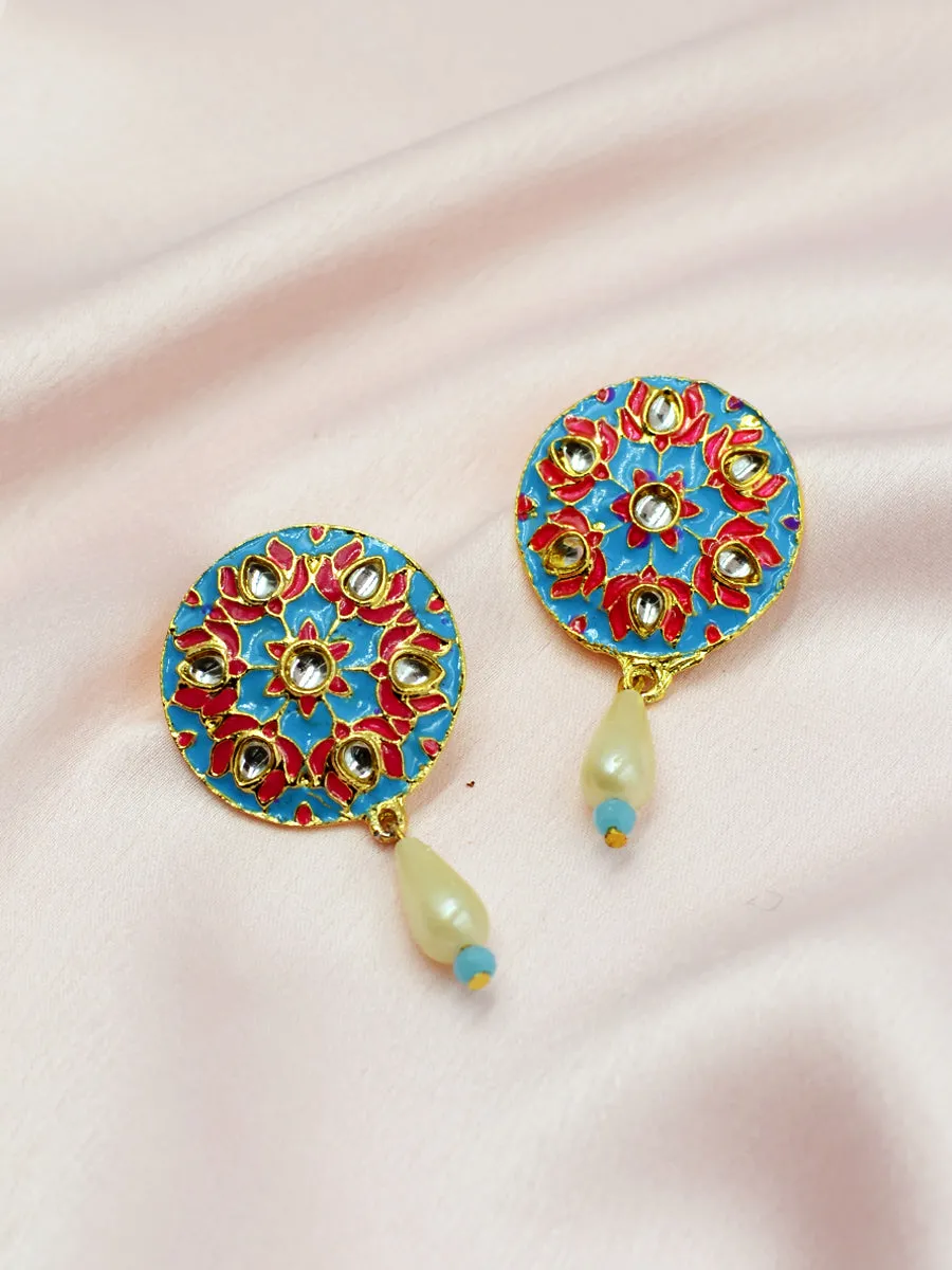 Advika Meenakari Earrings