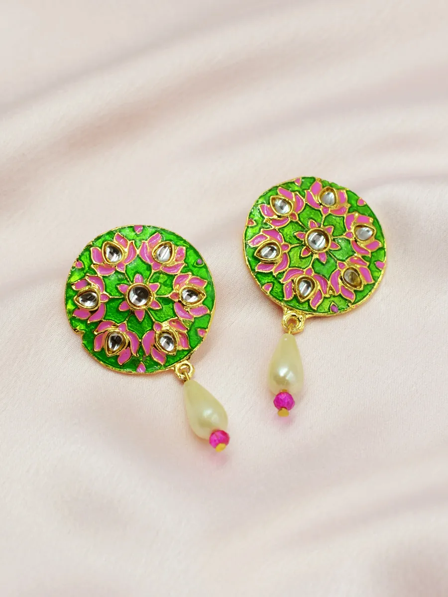 Advika Meenakari Earrings