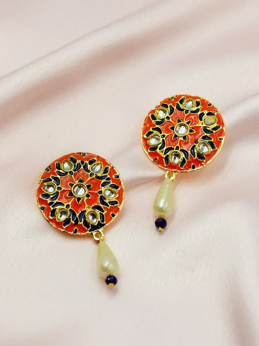 Advika Meenakari Earrings