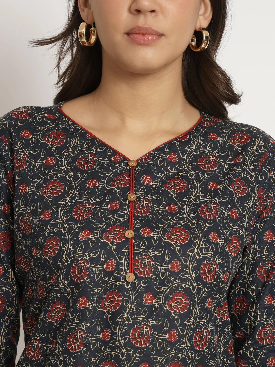 Ajrak Print Short Tunic