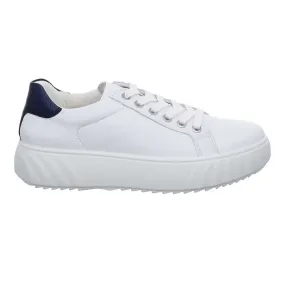 Ara Women's Mikky White/Navy Leather