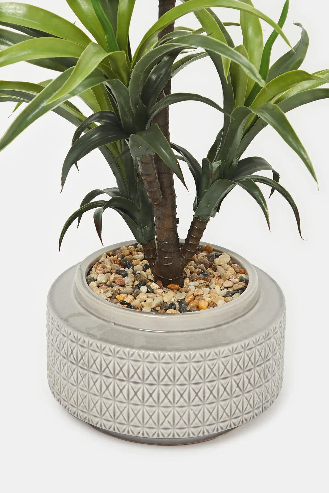 Artificial Plant In Grey Ceramic Pot (86Cm)