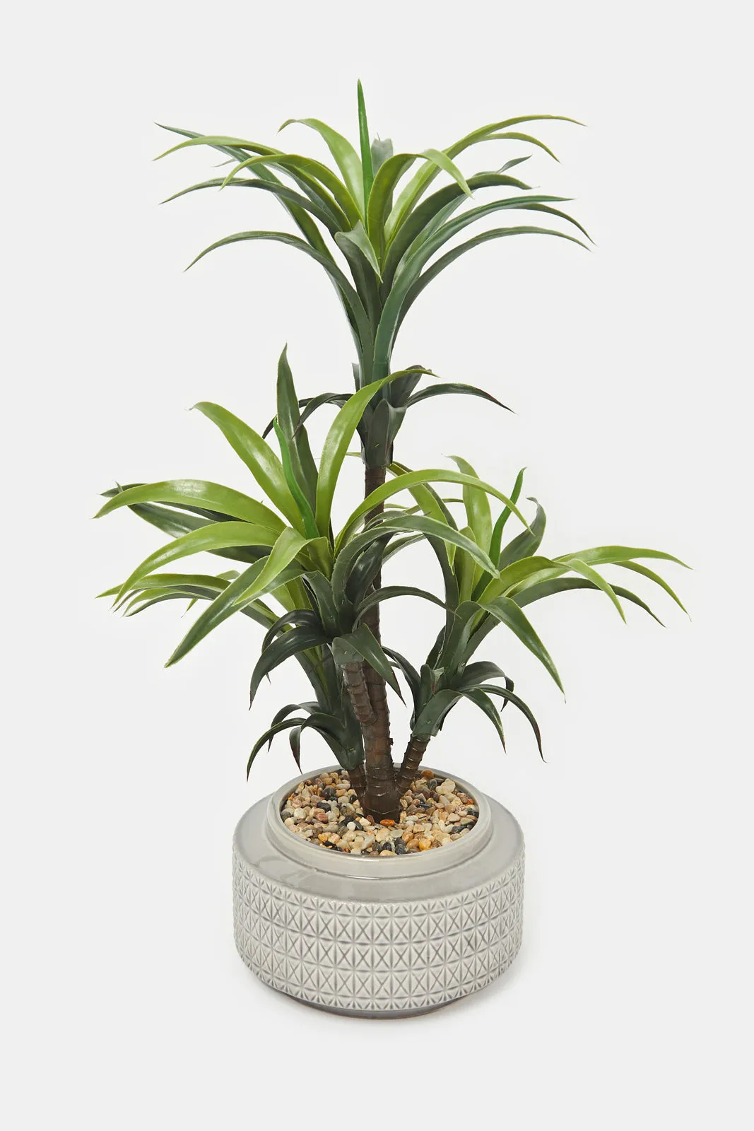 Artificial Plant In Grey Ceramic Pot (86Cm)