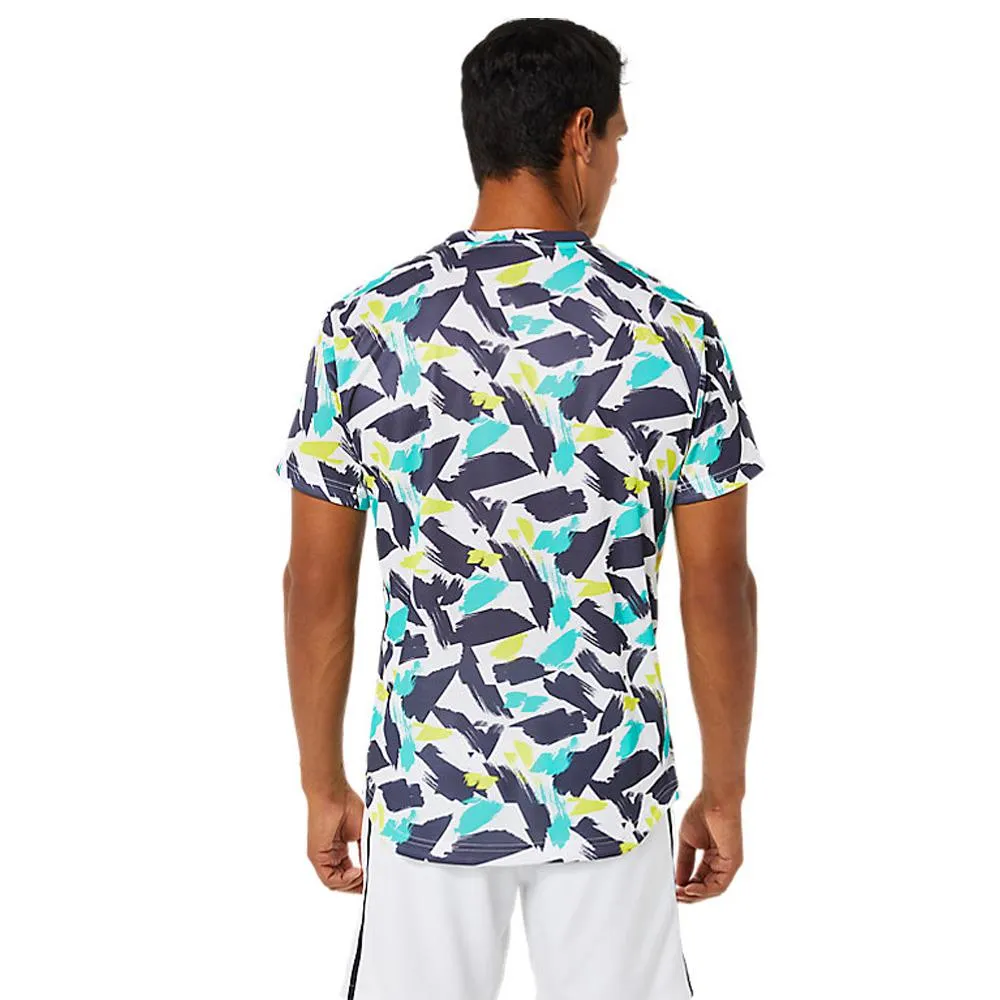 Asics Men's Match Graphic Short Sleeve - Multi/White