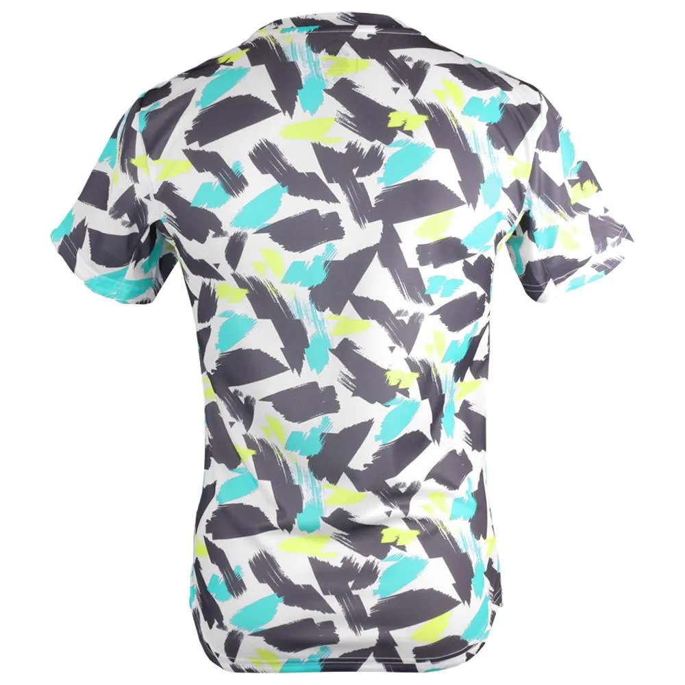 Asics Men's Match Graphic Short Sleeve - Multi/White