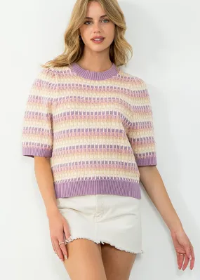 Aubrey Multicolor Knit Top