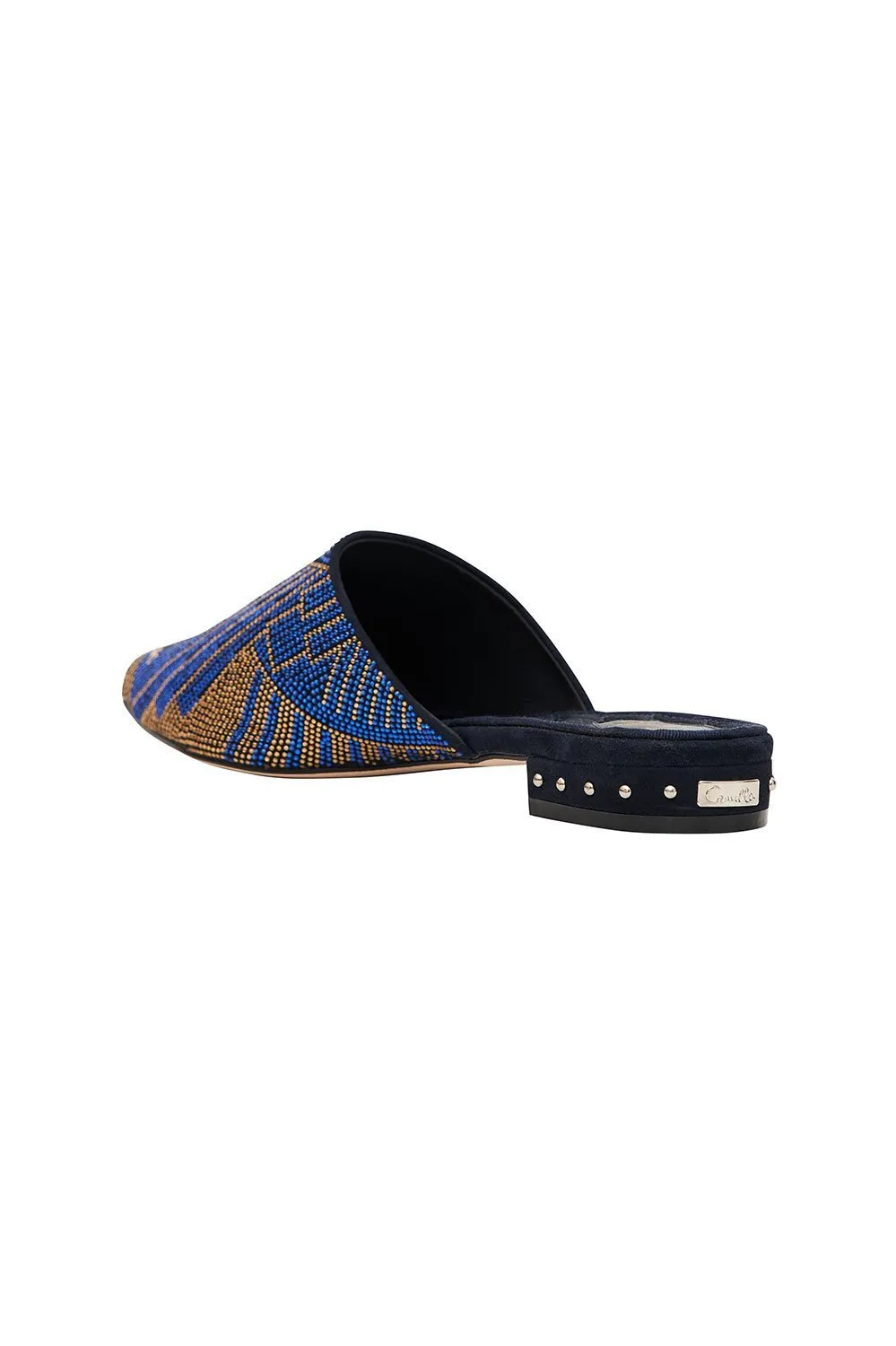 AZTEC CRYSTAL SLIPPER LUXE NAVY