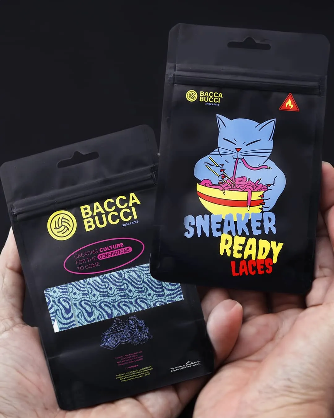 Bacca Bucci SQUIGGLE Sneaker Laces