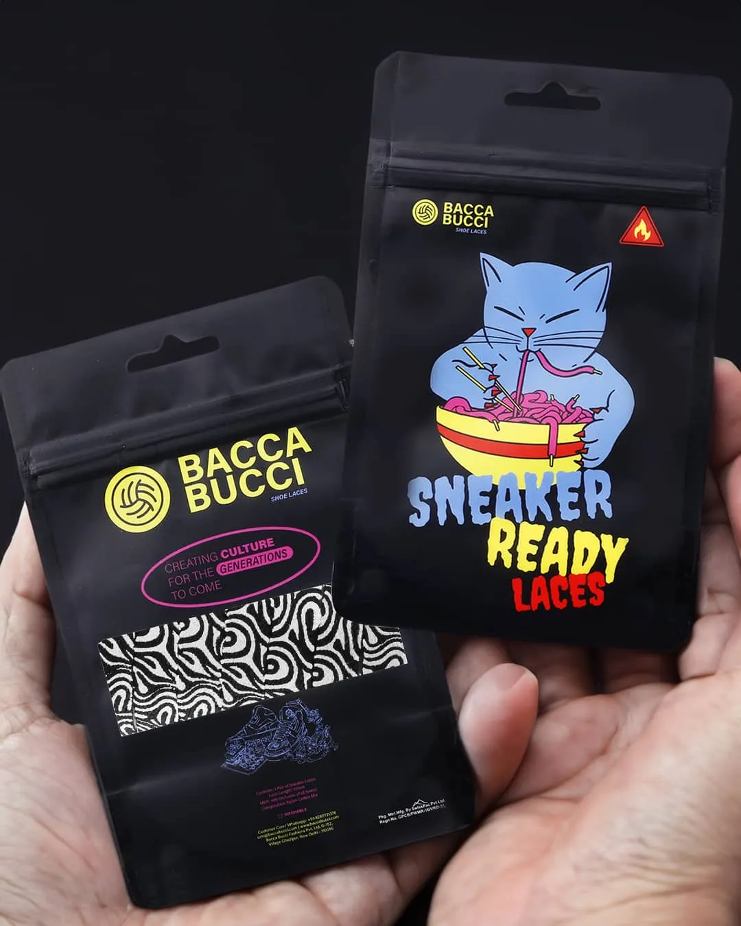 Bacca Bucci SQUIGGLE Sneaker Laces