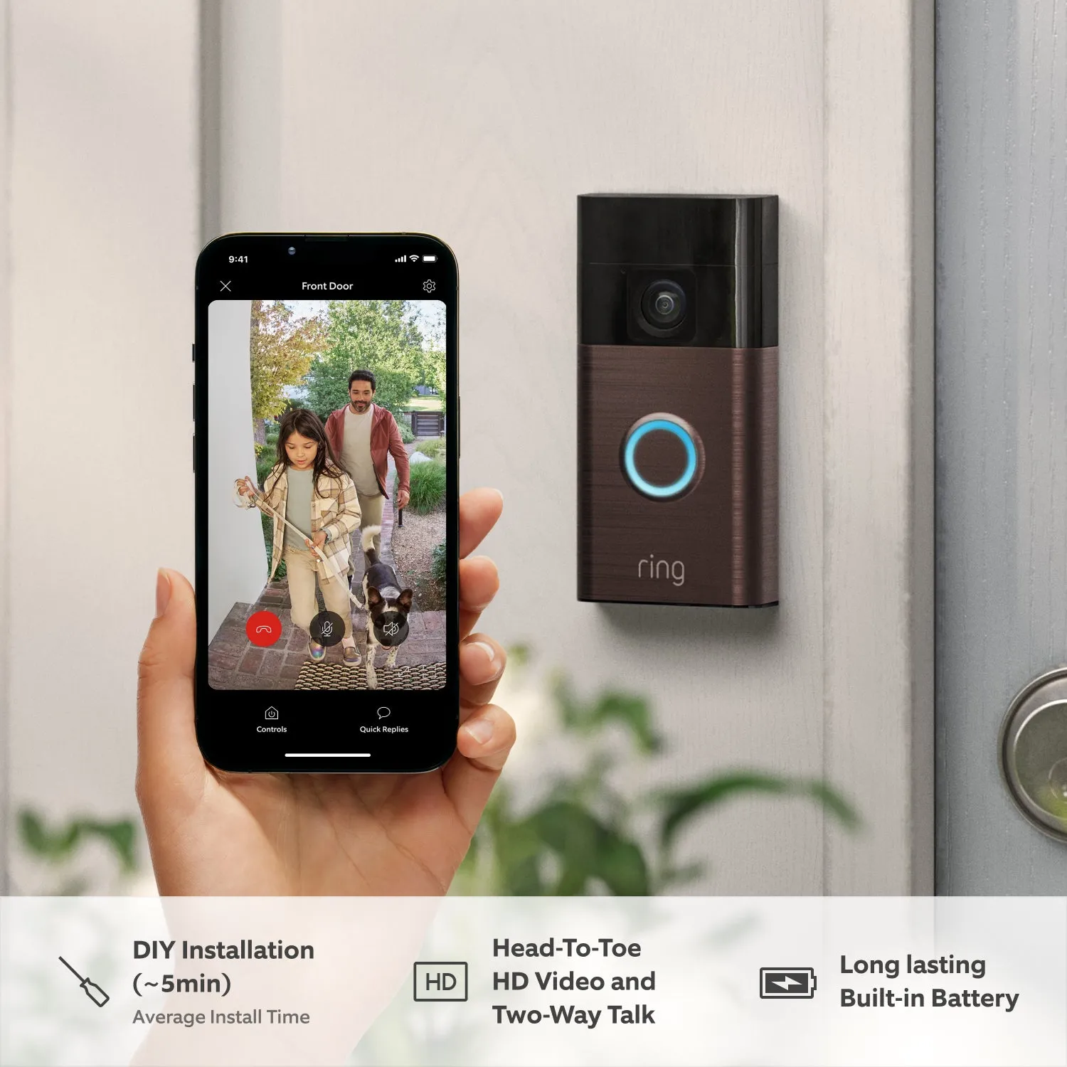 Battery Video Doorbell   Indoor Camera (2nd Gen)