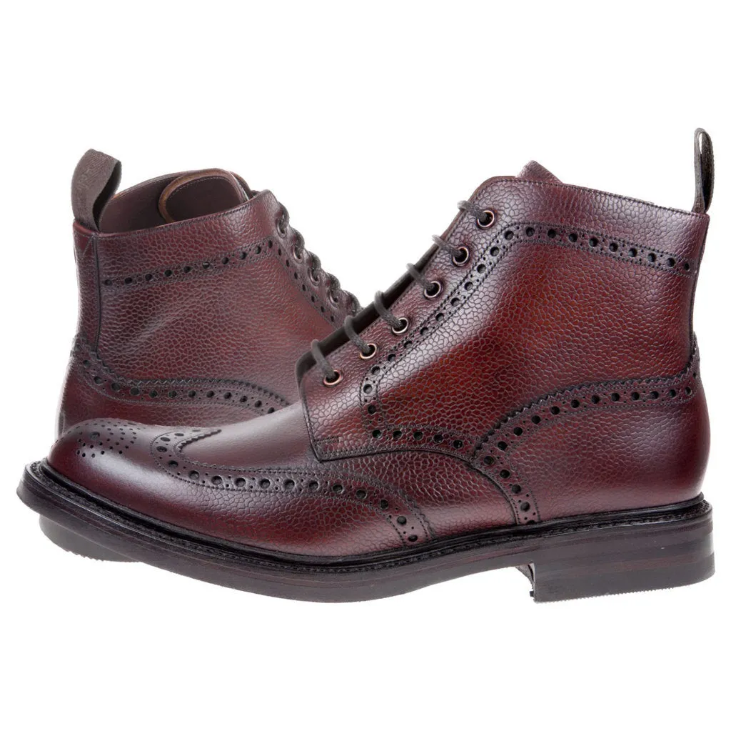 Bedale Burnished Leather Men's Brogue Derby Boots