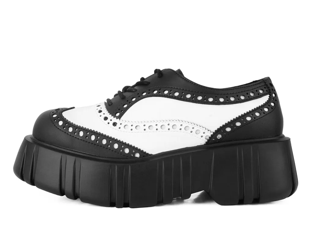 Black & White TUKskin™ Anarchic Airship Brogue