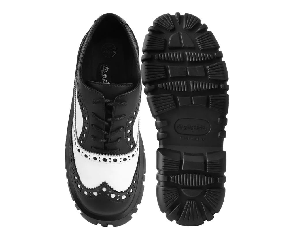 Black & White TUKskin™ Anarchic Airship Brogue