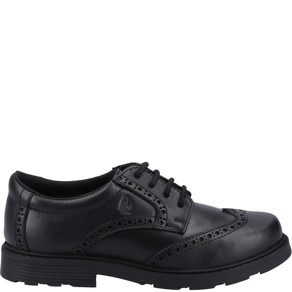 Black Jacob Senior School Shoes