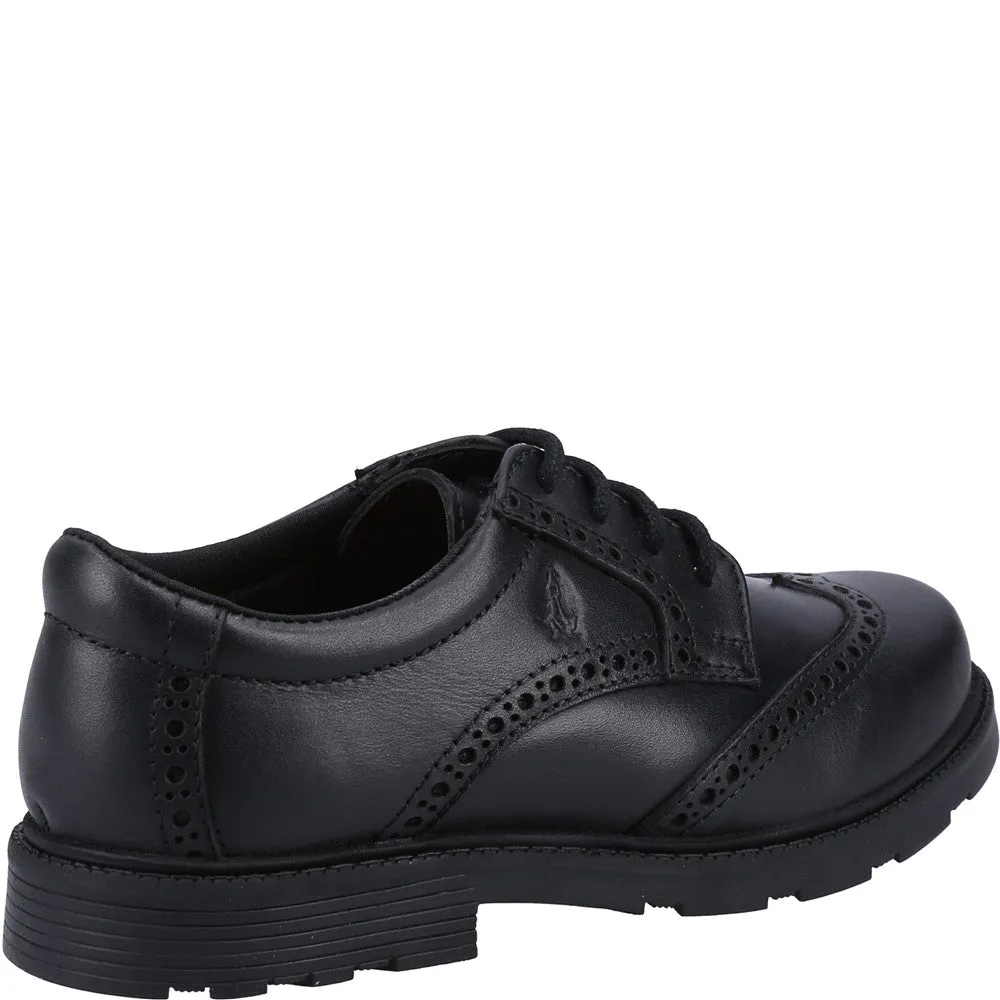 Black Jacob Senior School Shoes