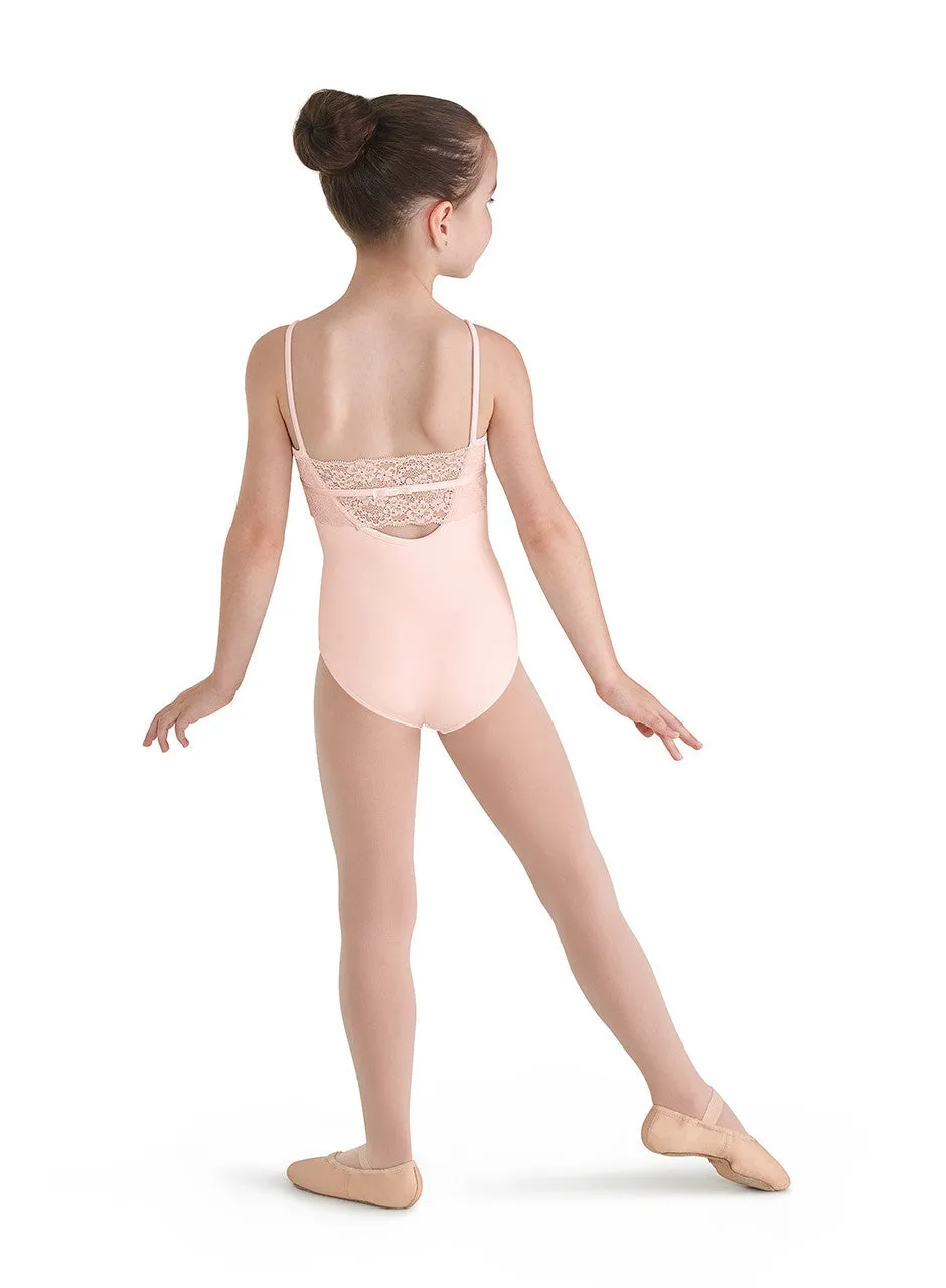 Bow Back Cami Leotard - Child Size 4/6, Lilac