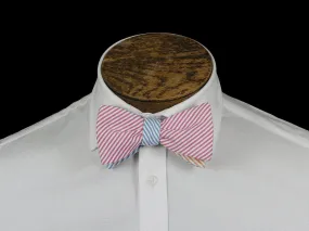 Boy's Bow Tie 21669 Multi-color Seer Sucker Stripe