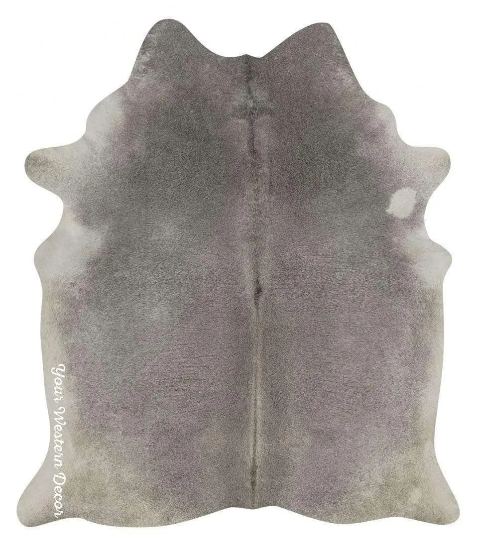 Brazilian Steel Grey Cowhide Rug