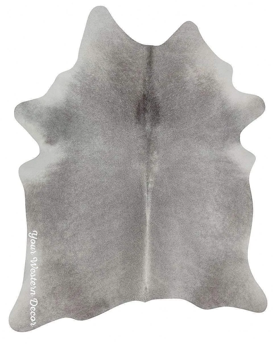 Brazilian Steel Grey Cowhide Rug