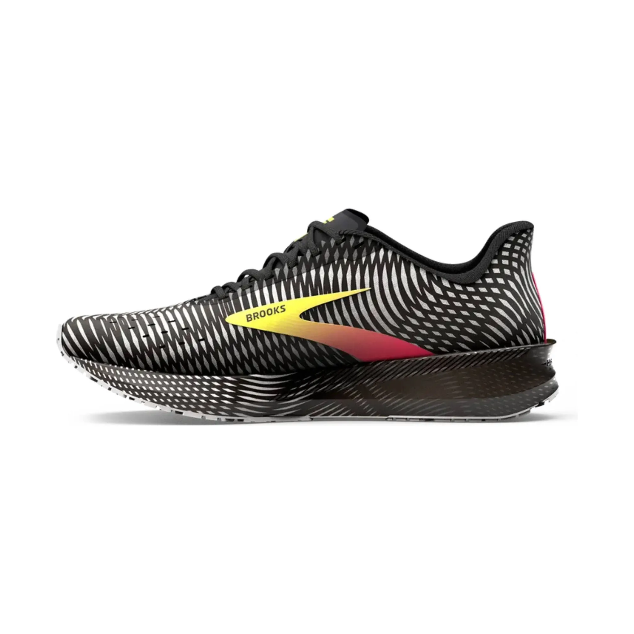 Brooks Women's Hyperion Tempo Running Shoes - Black/Pink/Yellow