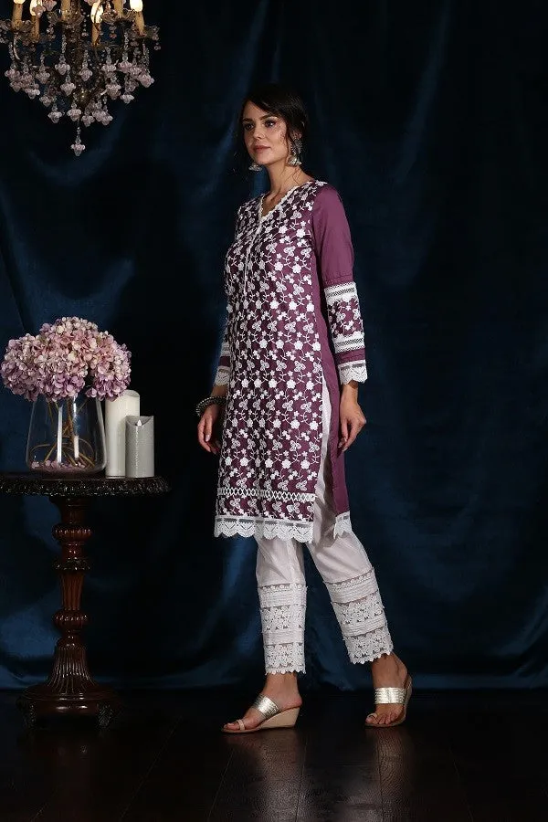 Buttercup Kurta (Purple)