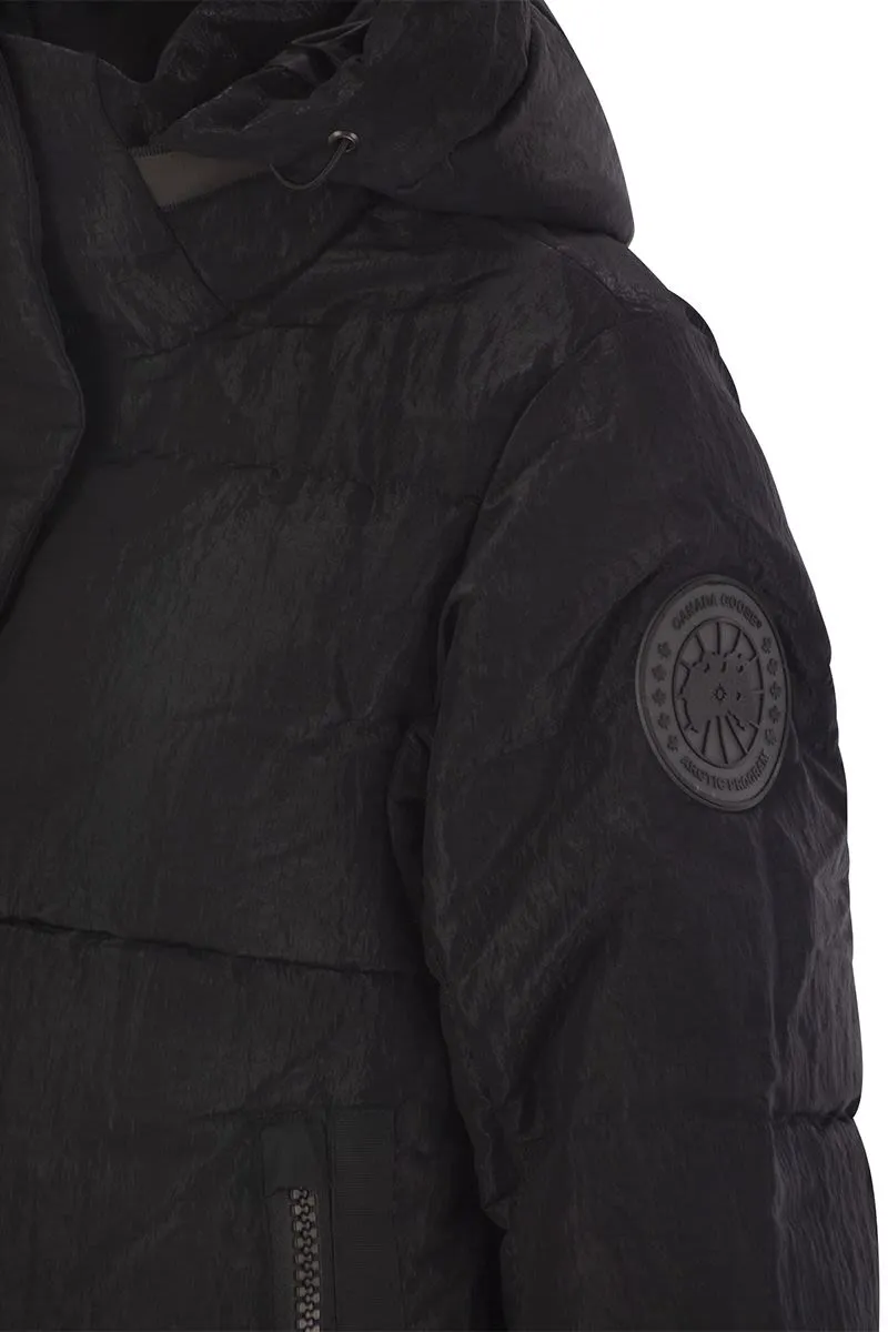 BYWARD - PARKA IN SHINY CRINKLE RIPSTOP