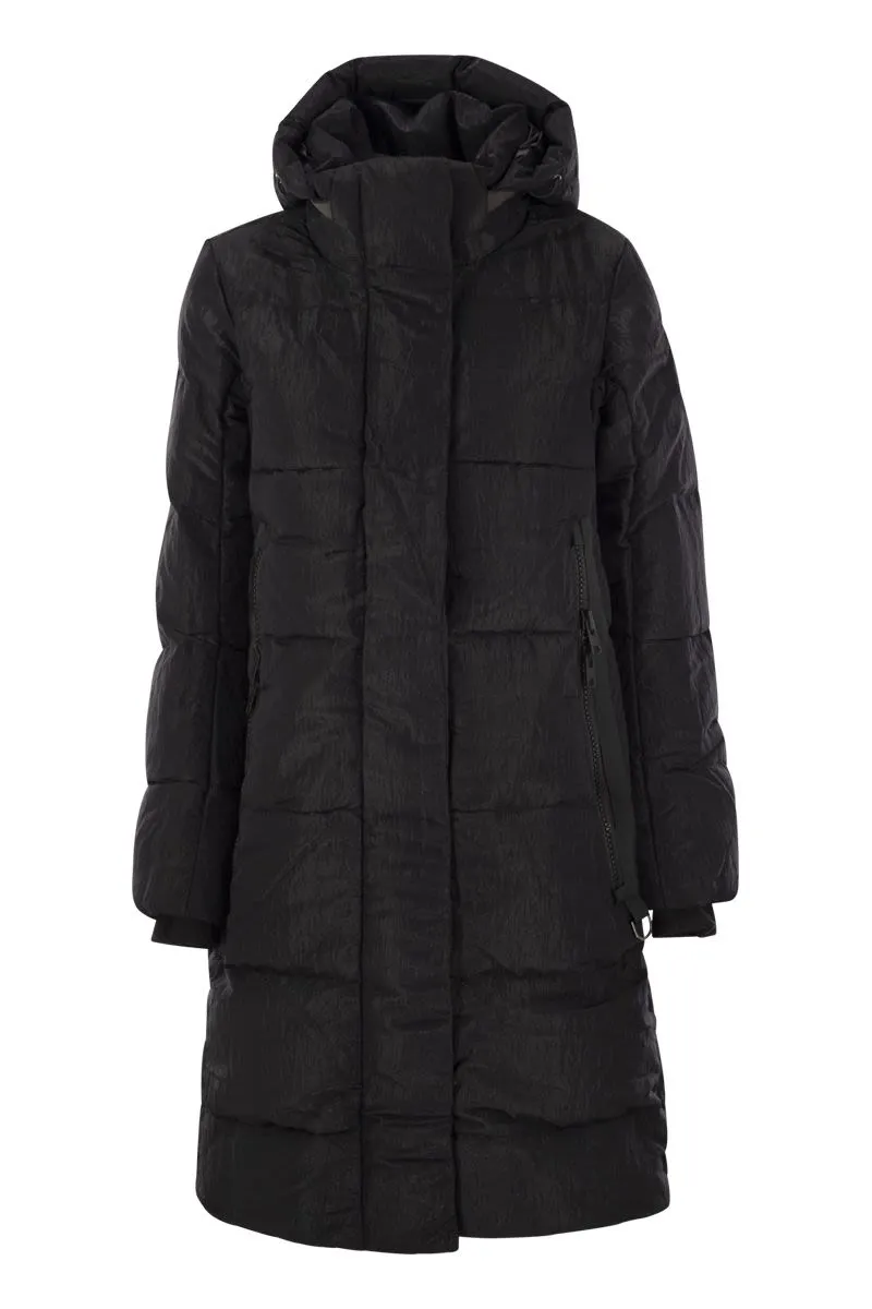 BYWARD - PARKA IN SHINY CRINKLE RIPSTOP