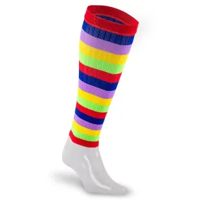 Calf Sleeves, Multicolor Stripe