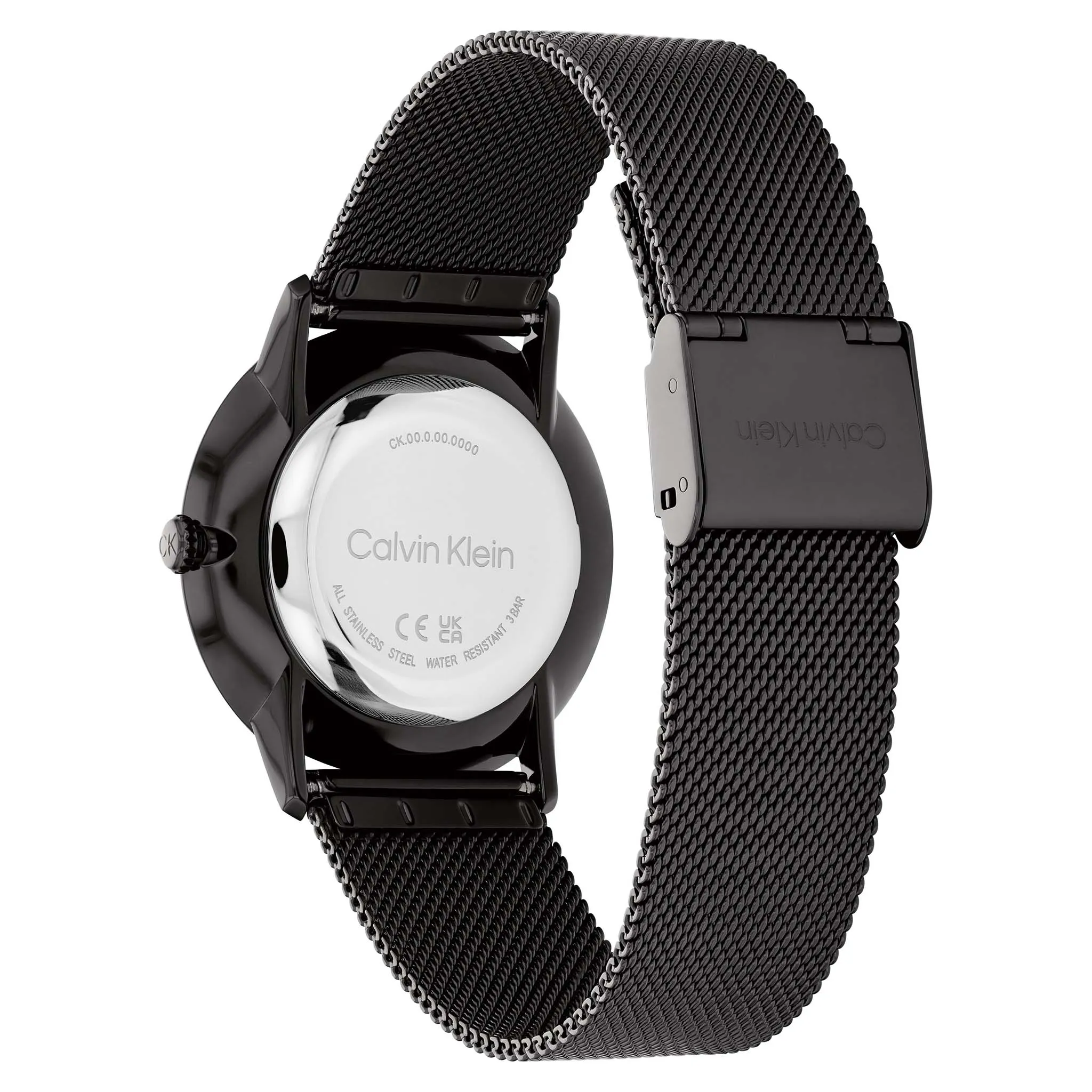 Calvin Klein Black Steel Mesh Unisex Watch - 25300002