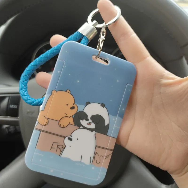 Card Holder Neck Strap Lanyard - We Bare Bears