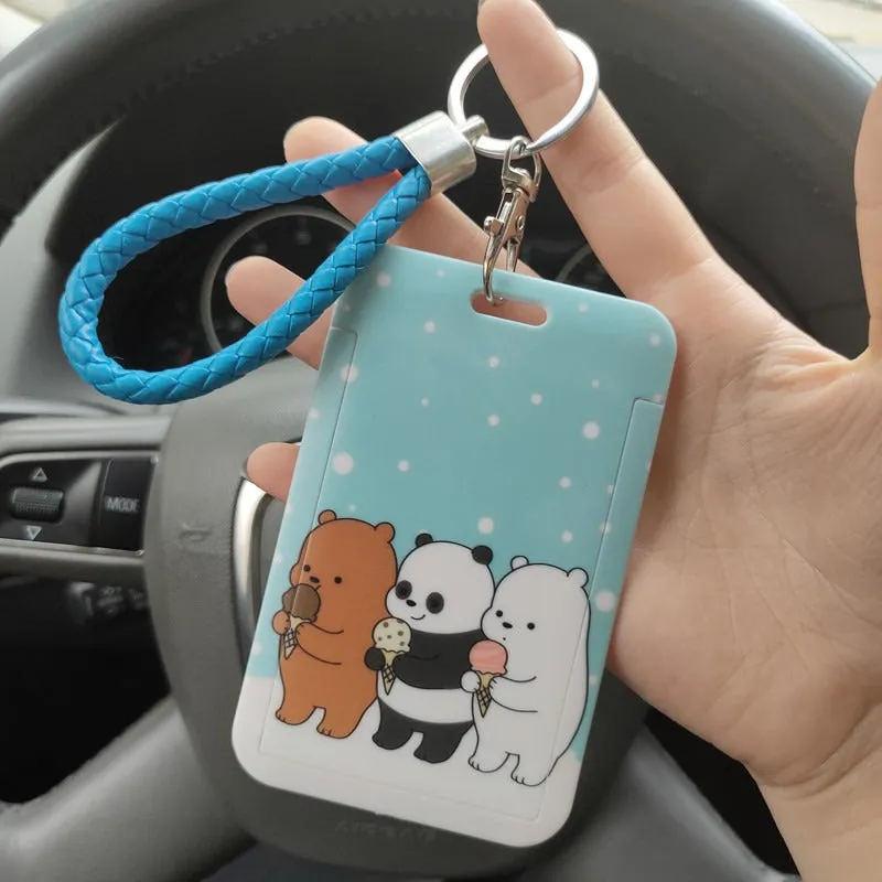 Card Holder Neck Strap Lanyard - We Bare Bears