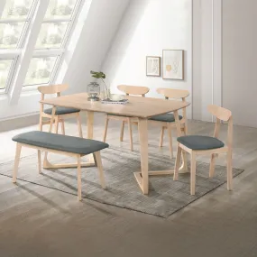 Cirius Wooden Dining Set (150cm)