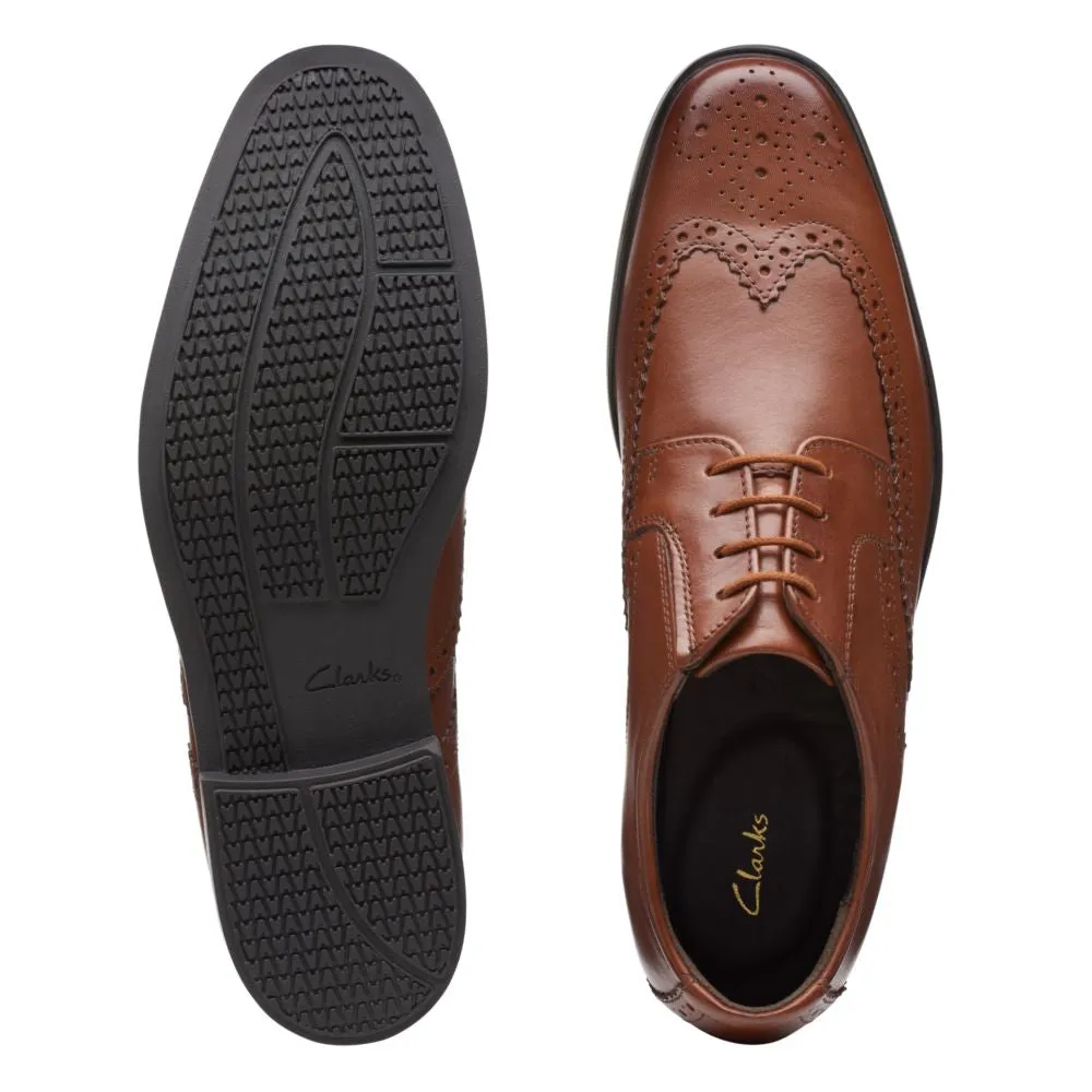 CLARKS BROGUE HOWARD WING FIT G