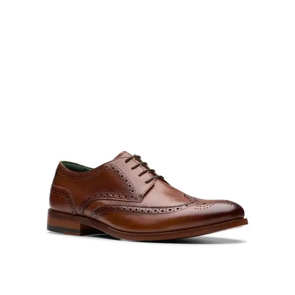 CLARKS CRAFT JAMES TIP-TAN