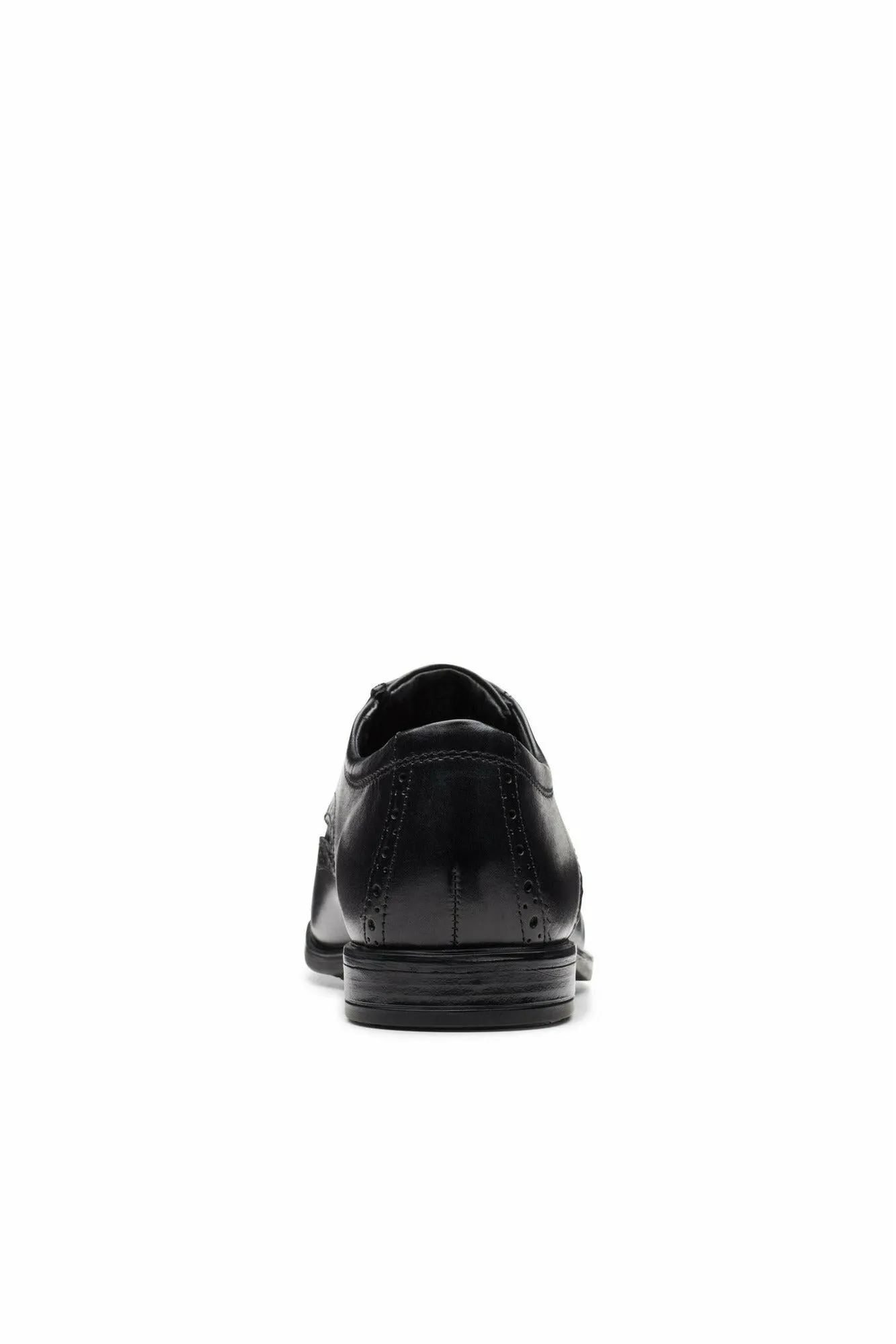 Clarks Howard Wing black leather