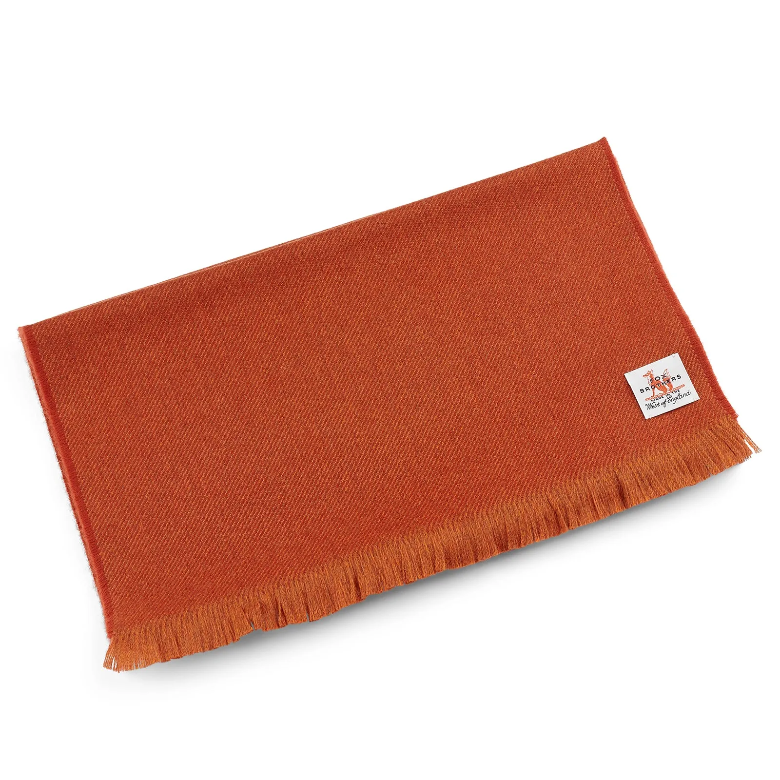 Classic Fox Brothers Burnt Sienna Scarf