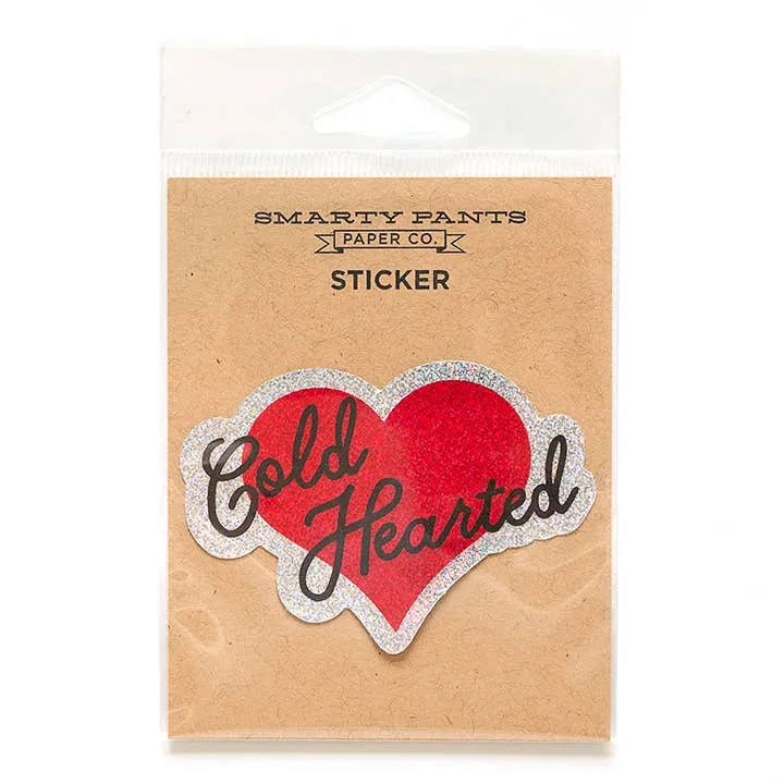 Cold Hearted Sticker (Smarty Pants Paper)