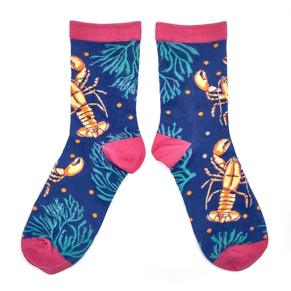 Coral Lobster Socks