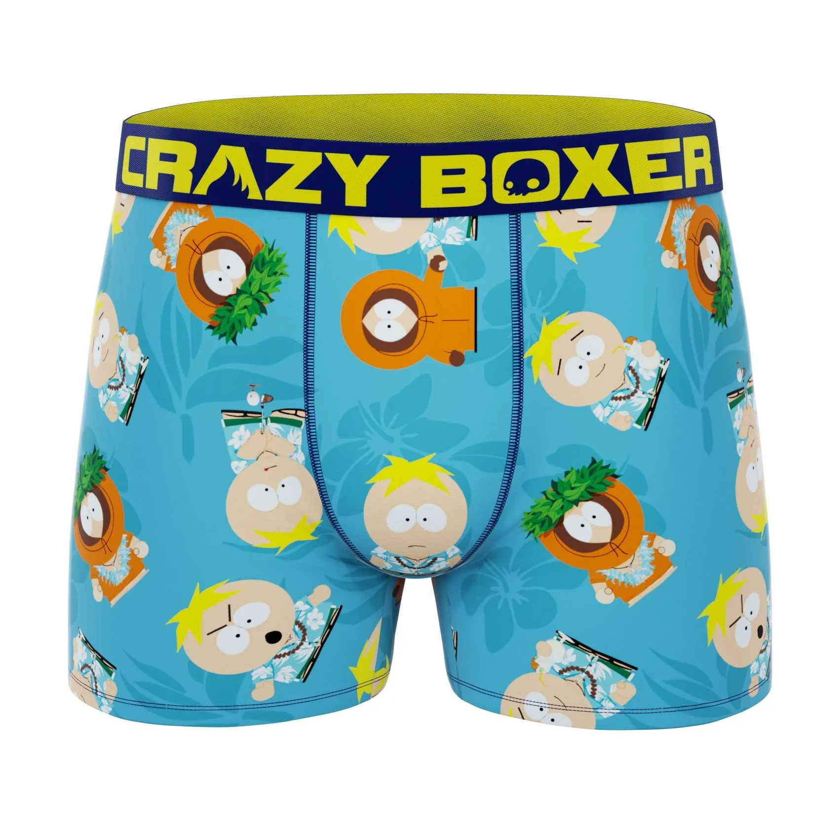 CRAZYBOXER South Park Tropical   Cartman Ripped Men's Boxer Briefs (3 pack)