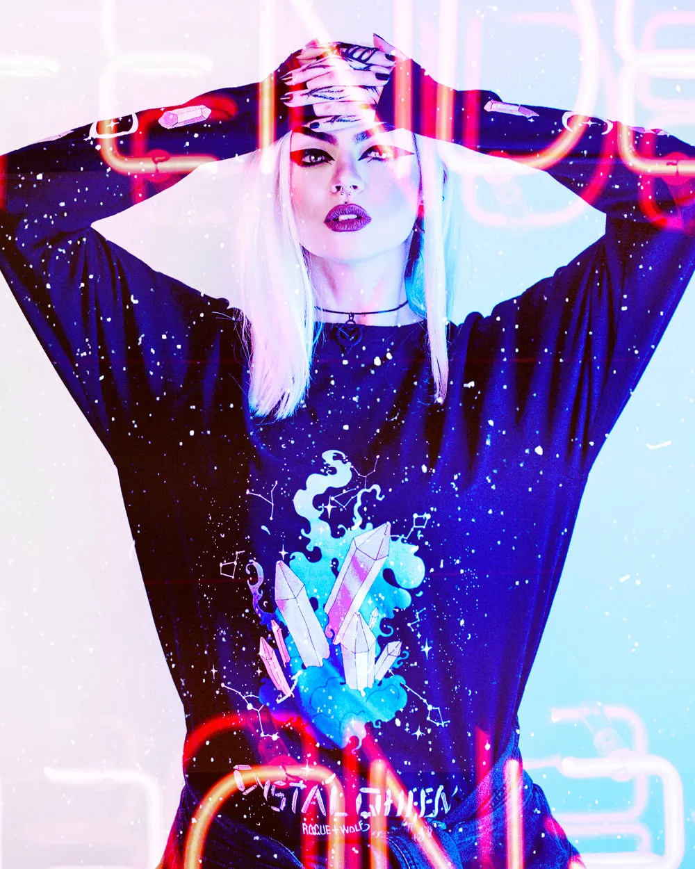 Crystal Queen Long Sleeve Tee